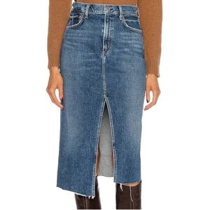 NEW Citizens of humanity Aubrey front slit maxi skirt